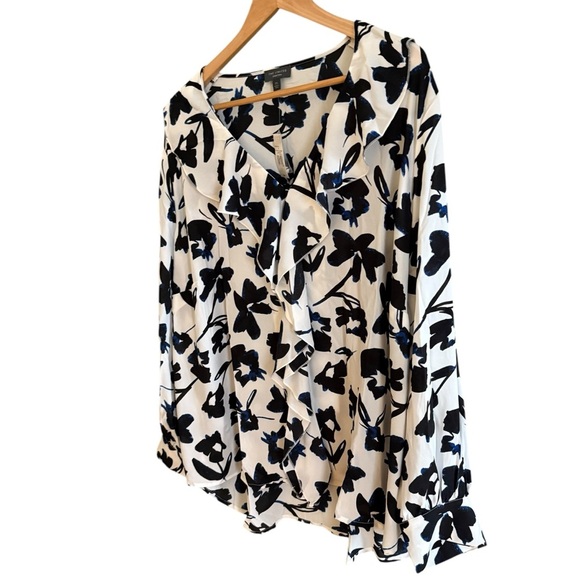 The Limited Women's Polyester Floral Tops for Women Size 2X Business Casual - Picture 9 of 14